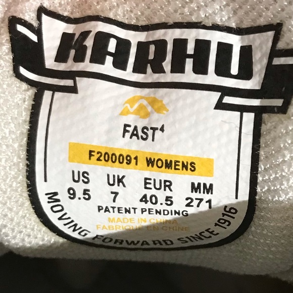 Karhu Fast4 Pink Athletic Running Shoes Size 9.5 - Picture 8 of 8